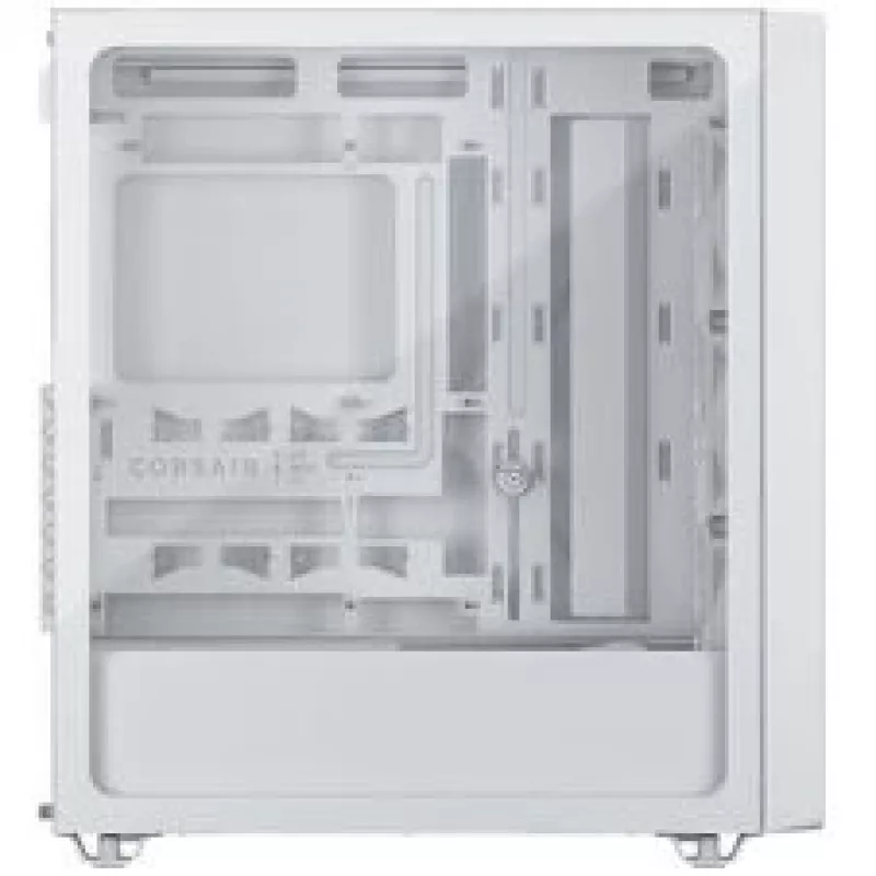 Corsair 3200D RS korpusas, Midi-Tower, ATX, grūdintas stiklas - baltas