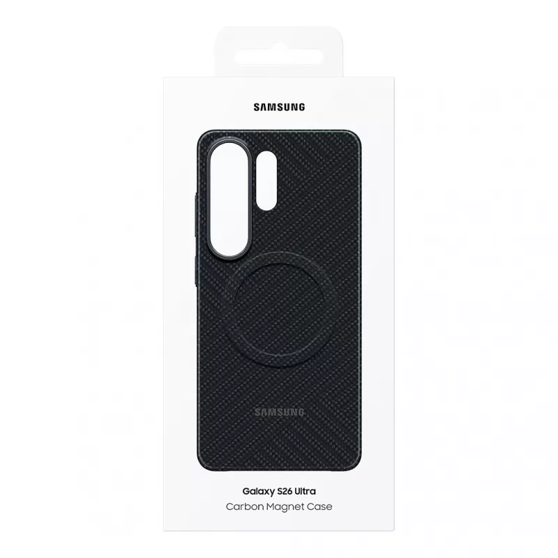 SAMSUNG Carbon Magnet Dėklas Galaxy S26 Ultra Juodas (EF-KS948SNEGWW)