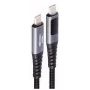 USB-C į USB-C laidas ShiverPeaks BS14-59035 USB 2.0 0,5 m, auksuoti kontaktai, magnetinis ekranavimas, juoda/pilka