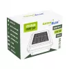 GreenBlue Solar LED stulpinis šviestuvas, 60x40mm, voko formos gaubtas, 3200K, GB125 WW