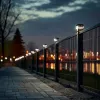 GreenBlue Solar LED stulpinis šviestuvas, 60x40mm, voko formos gaubtas, 3200K, GB125 WW