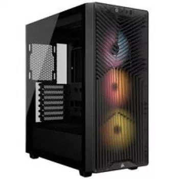 Corsair 3200D RS ARGB PC korpusas, Midi-Tower, ATX, grūdintas stiklas - Pilka