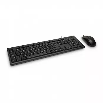 Klaviatūra Inter-Tech KM-3149R su pele, namų USB, QWERTY