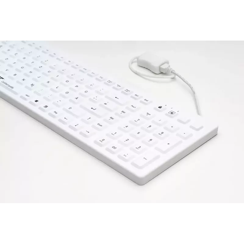Klaviatūra GETT CleanType Prime Pro+ Medical German White