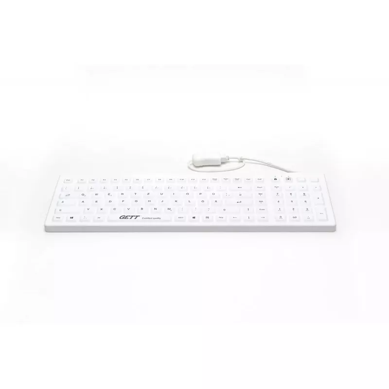 Klaviatūra GETT CleanType Prime Pro+ Medical German White