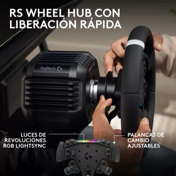 Logitech G RS50 Vairavimo ratas, laidinis