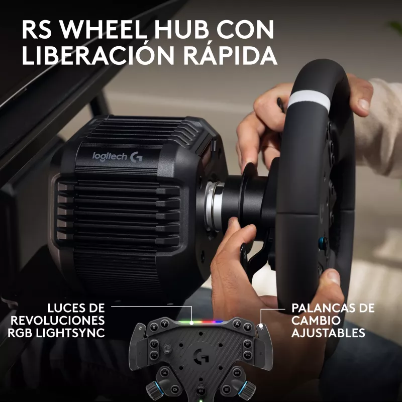 Logitech G RS50 Vairavimo ratas, laidinis