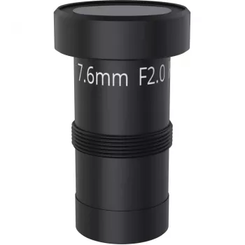 Axis 03137-001 objektyvas, juodas, Q6020-E, 7.6 mm, 58.5°