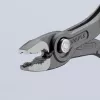 KNIPEX TwinGrip priekinė griebimo replė 82 02 150 (raudona/mėlyna, ilgis 150 mm)