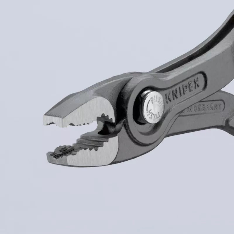 KNIPEX TwinGrip priekinė griebimo replė 82 02 150 (raudona/mėlyna, ilgis 150 mm)