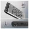 Išorinė dėžutė AXAGON EEM2-20GD USB-C 20 Gbps dviems M.2 NVMe SSD diskams su aparatiniu klonavimu
