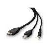 KVM kabelis Belkin F1DN1CCBL – HDMI į USB A/B su garsu, USB klaviatūros/pelės prievadais, 3 m