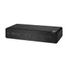 KVM jungiklis Belkin F1DN208KVM-UN-4 — 8 prievadų, dviejų monitorių HDMI/DisplayPort, USB klaviatūra ir pelė, 4K@60Hz, montavimas į stelažą, juodas