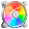 XPG HURRICANE 120 ARGB PWM White, ventiliatorius, 12 cm, 600 RPM, 2000 RPM, baltas