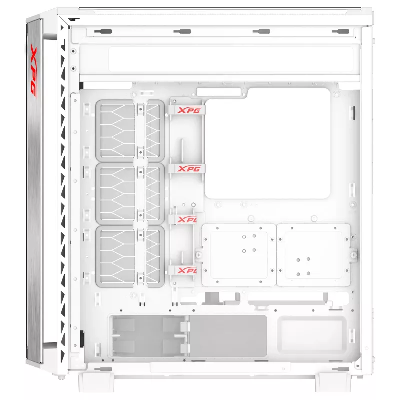 XPG BATTLECRUISER II ST Mid-Tower White, Midi bokštas, PC, Baltas, ATX, EATX, micro ATX, Mini-ITX, Nerūdijantis plienas, Žaidimams