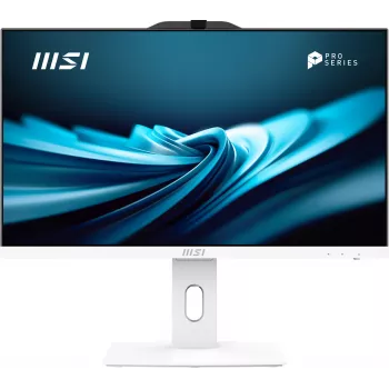 Viename kompiuteryje (All-in-One) MSI Pro AP242P 14M-691EU — 23,8 colio FHD IPS, Intel Core i5-14400, 16GB DDR5, 512GB SSD, Windows 11 Pro, Wi‑Fi 6E, Baltas