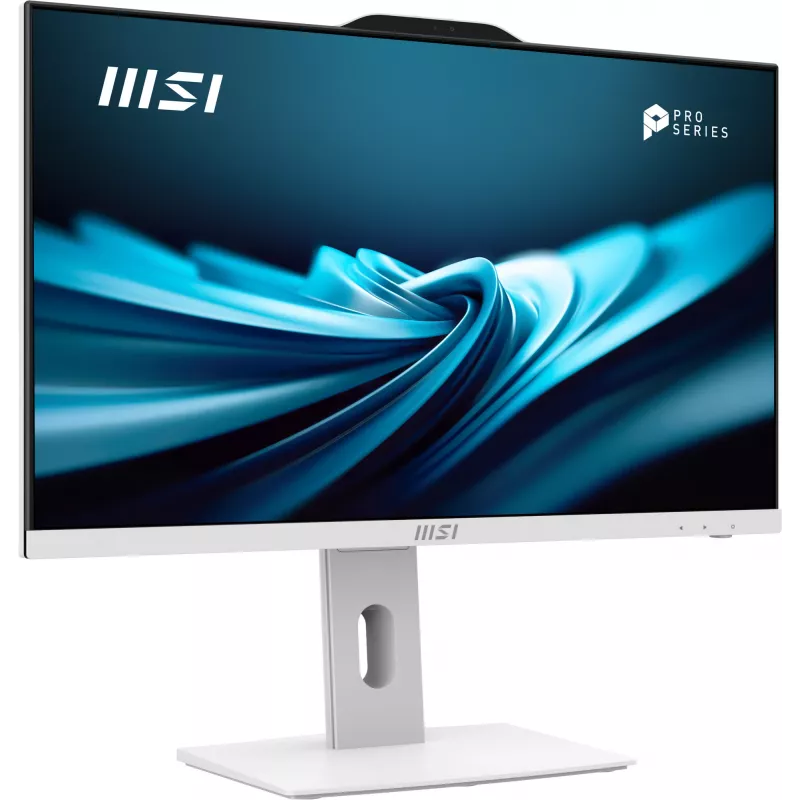 Viename kompiuteryje (All-in-One) MSI Pro AP242P 14M-691EU — 23,8 colio FHD IPS, Intel Core i5-14400, 16GB DDR5, 512GB SSD, Windows 11 Pro, Wi‑Fi 6E, Baltas