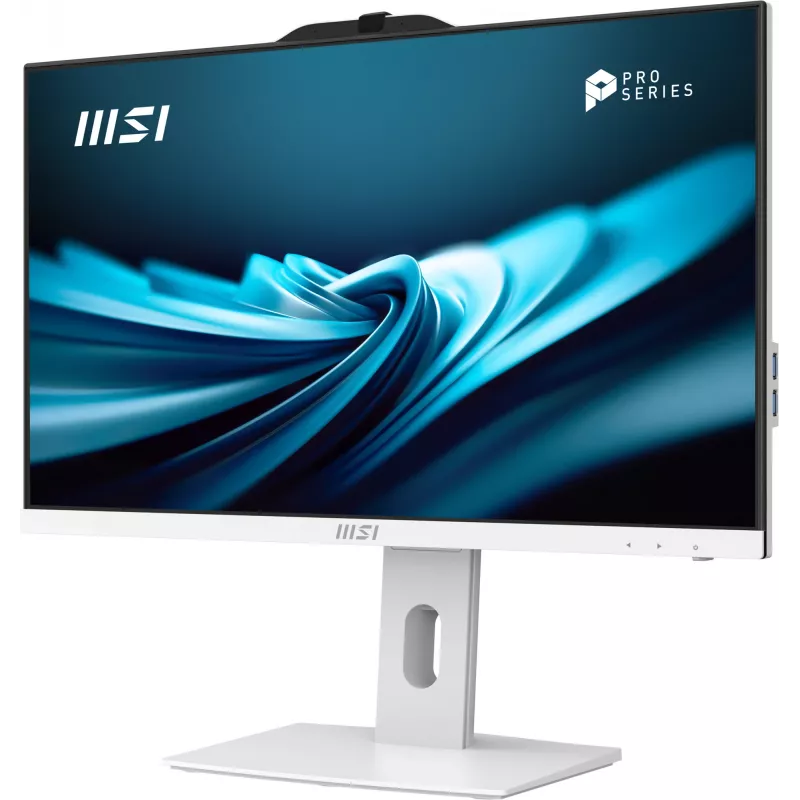 Viename kompiuteryje (All-in-One) MSI Pro AP242P 14M-691EU — 23,8 colio FHD IPS, Intel Core i5-14400, 16GB DDR5, 512GB SSD, Windows 11 Pro, Wi‑Fi 6E, Baltas
