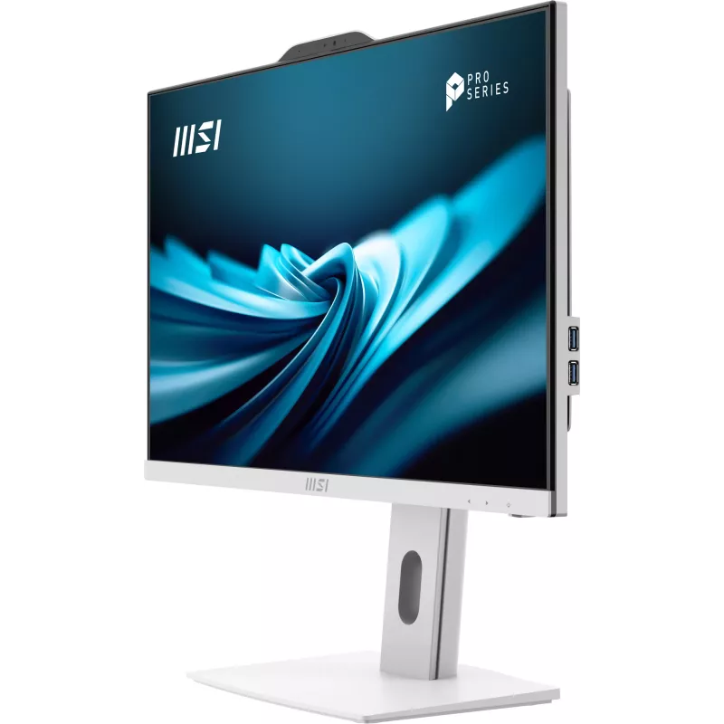 Viename kompiuteryje (All-in-One) MSI Pro AP242P 14M-691EU — 23,8 colio FHD IPS, Intel Core i5-14400, 16GB DDR5, 512GB SSD, Windows 11 Pro, Wi‑Fi 6E, Baltas