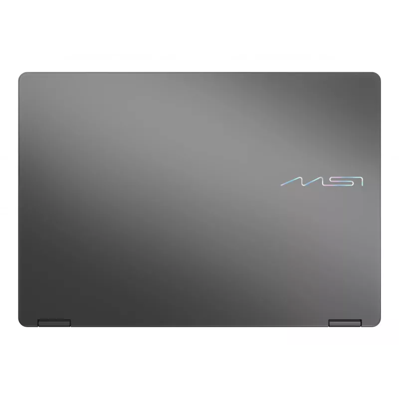 Hibridinis 2-in-1 nešiojamas kompiuteris MSI Prestige 14 Flip AI+ D3MTG-055 – Intel Core Ultra 9 386H, 14 colių Full HD+ lietimui jautrus ekranas, 32 GB LPDDR5x, 2 TB SSD, Wi‑Fi 7, Windows 11 Home