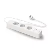 TP-Link Tapo P300 išmanusis ilgintuvas, 3 kištukiniai lizdai, 1.5 m, 2300 W, USB-C PD/QC3.0 18 W, baltas