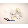 Zebra QuickClip raudoni apyrankių segtuvai 275 vnt.