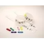 Zebra QuickClip raudoni apyrankių segtuvai 275 vnt.