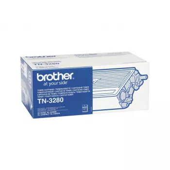 Kasetė su toneriu Brother TN-3280 Original Black, lazeriniams spausdintuvams, išeiga 8000 puslapių, 1 vnt.