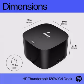 HP Thunderbolt Dock 120W G4 stotelė