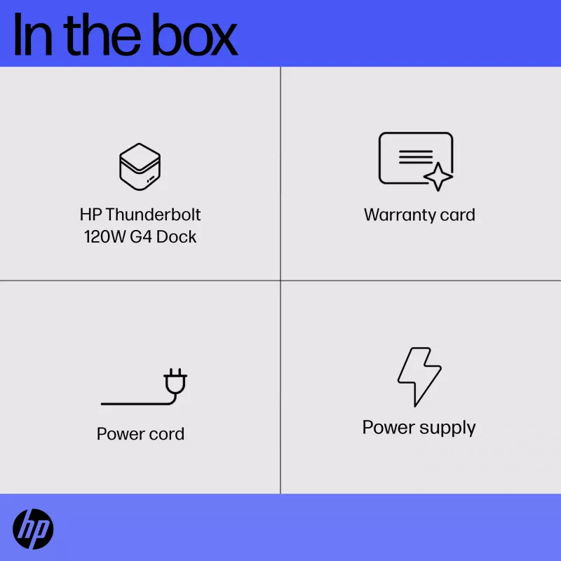 HP Thunderbolt Dock 120W G4 stotelė