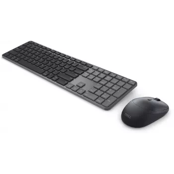 DELL Pro 7 Slim KM726 belaidė klaviatūra su pele RF Wireless + Bluetooth QWERTZ juoda