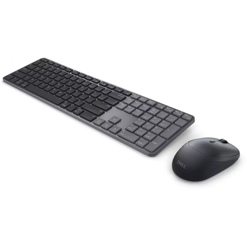 DELL Pro 7 Slim KM726 belaidė klaviatūra su pele RF Wireless + Bluetooth QWERTZ juoda