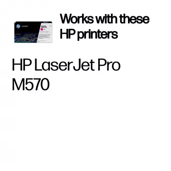 HP 507A purpurinis originalus lazerinio spausdintuvo kasetė