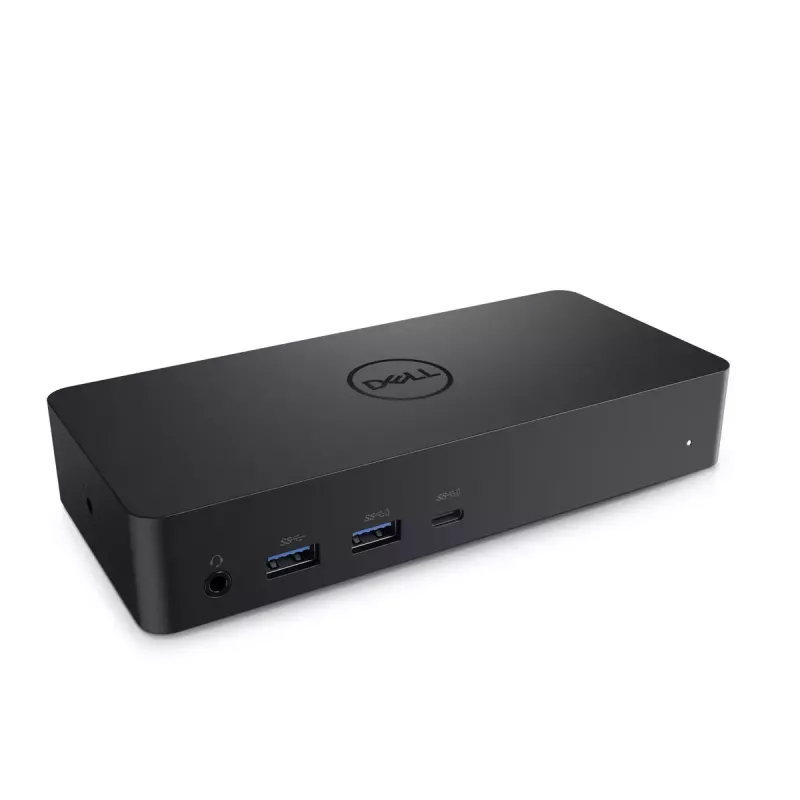 DELL D6000 universali dokavimo stotelė, USB 3.2 Gen 1 (3.1 Gen 1) Type-C, juoda
