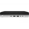 T1A HP EliteDesk 800 G5 Atnaujintas Intel® Core™ i5 i5-9500 8 GB DDR4-SDRAM 256 GB SSD Windows 11 Pro Mini PC Juoda, Sidabrinė