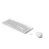 HP 230 belaidis pelių ir klaviatūrų rinkinys, baltas, su pele