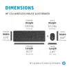 Belaidis klaviatūros ir pelės rinkinys HP 330