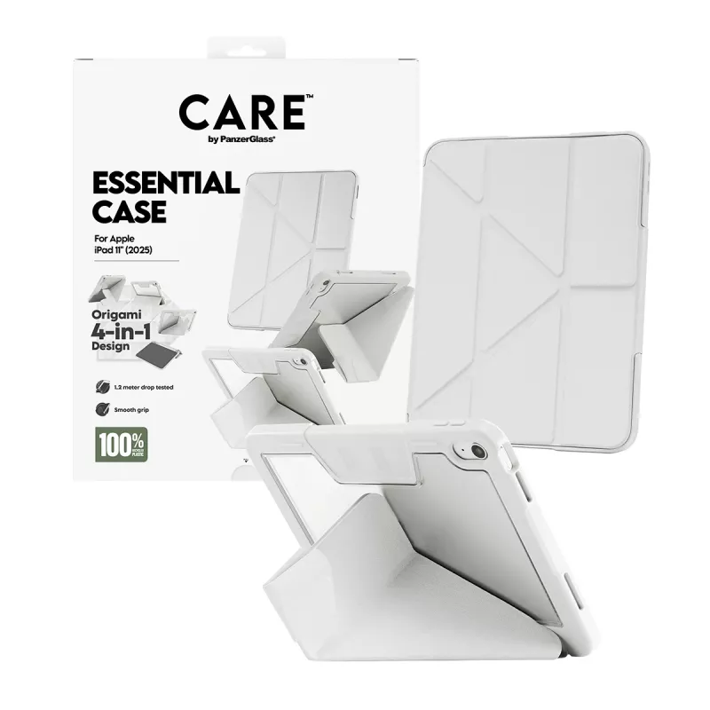Apsauginis dėklas PanzerGlass CARE Essential iPad 11 colių (2025–2026) šviesiai pilkas CR43626