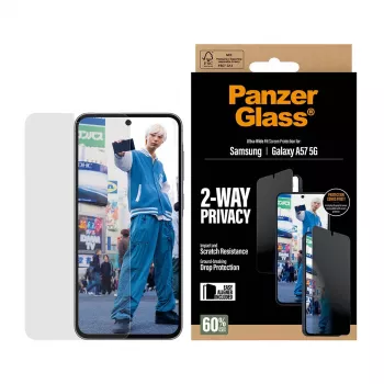 PanzerGlass Privacy Screen Protector UWF – skaidrus, Samsung Galaxy A57 5G