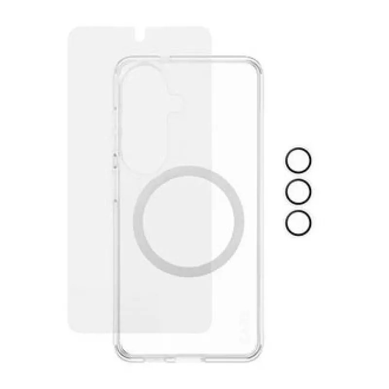 Apsauginis stiklas PanzerGlass CARE 3-in-1, skirta Samsung Galaxy S (2026)