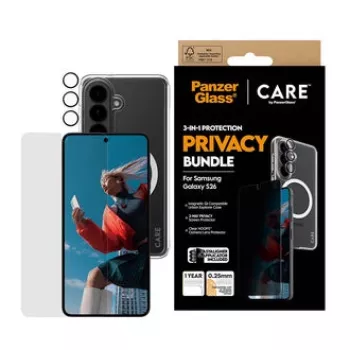 PanzerGlass CR67643 dėklas Samsung Galaxy S26 16 cm (6.3 inch) juodas, permatomas