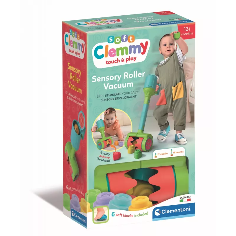 Clementoni Clemmy Soft statybinis rinkinys „Dulkių siurblys“