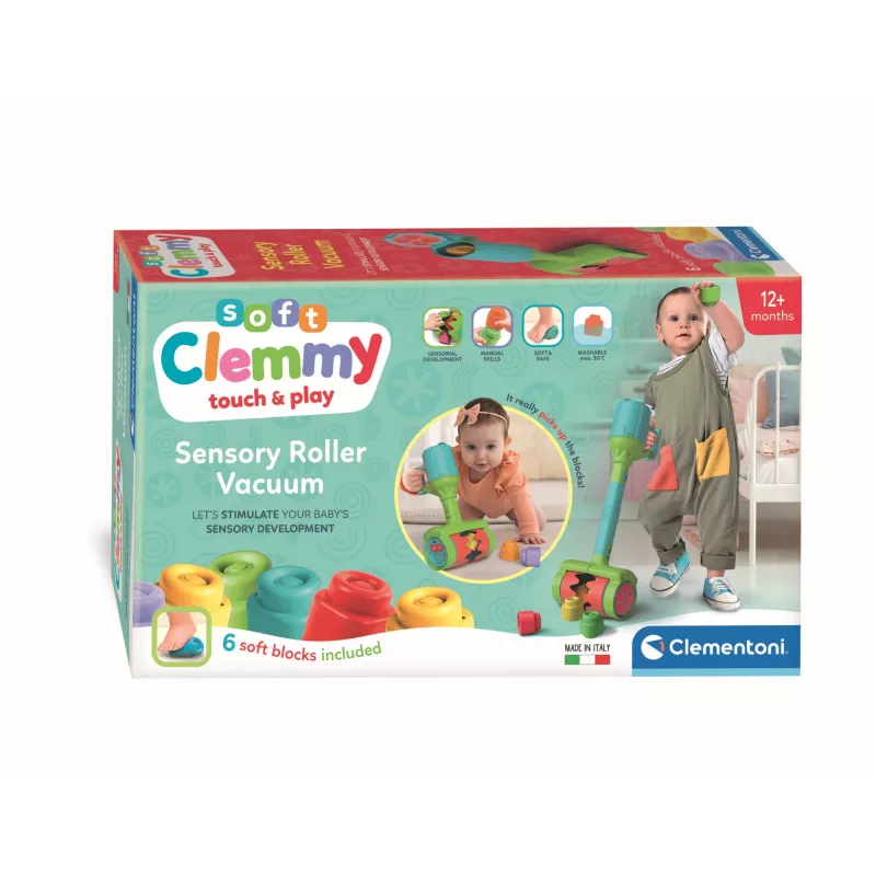 Clementoni Clemmy Soft statybinis rinkinys „Dulkių siurblys“