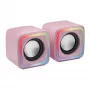 Mars Gaming MSCUBEP Pink RGB kompiuteriniai garsiakalbiai 8W DSP garso procesorius