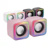 Mars Gaming MSCUBEP Pink RGB kompiuteriniai garsiakalbiai 8W DSP garso procesorius