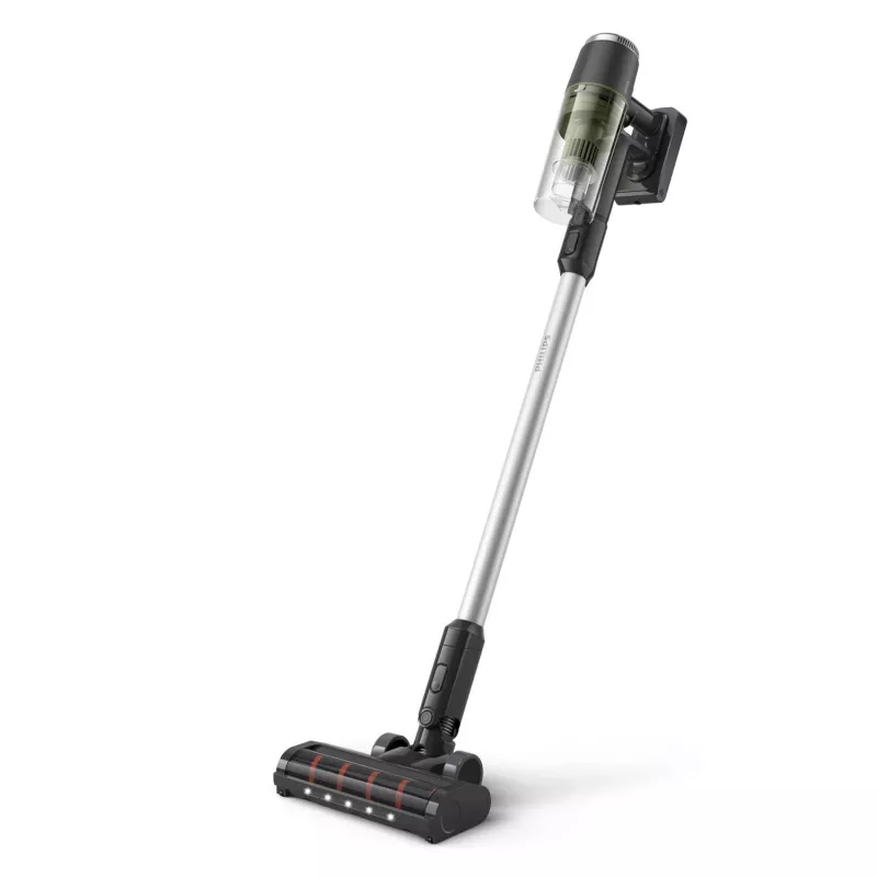 Lazdinis dulkių siurblys Philips XC3033/01 — 25,2V ličio jonų, be maišelio, cikloninis, 1,5 kg, nuimamas rankinis, žalia/juoda