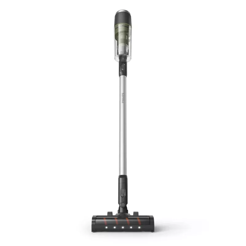 Lazdinis dulkių siurblys Philips XC3033/01 — 25,2V ličio jonų, be maišelio, cikloninis, 1,5 kg, nuimamas rankinis, žalia/juoda