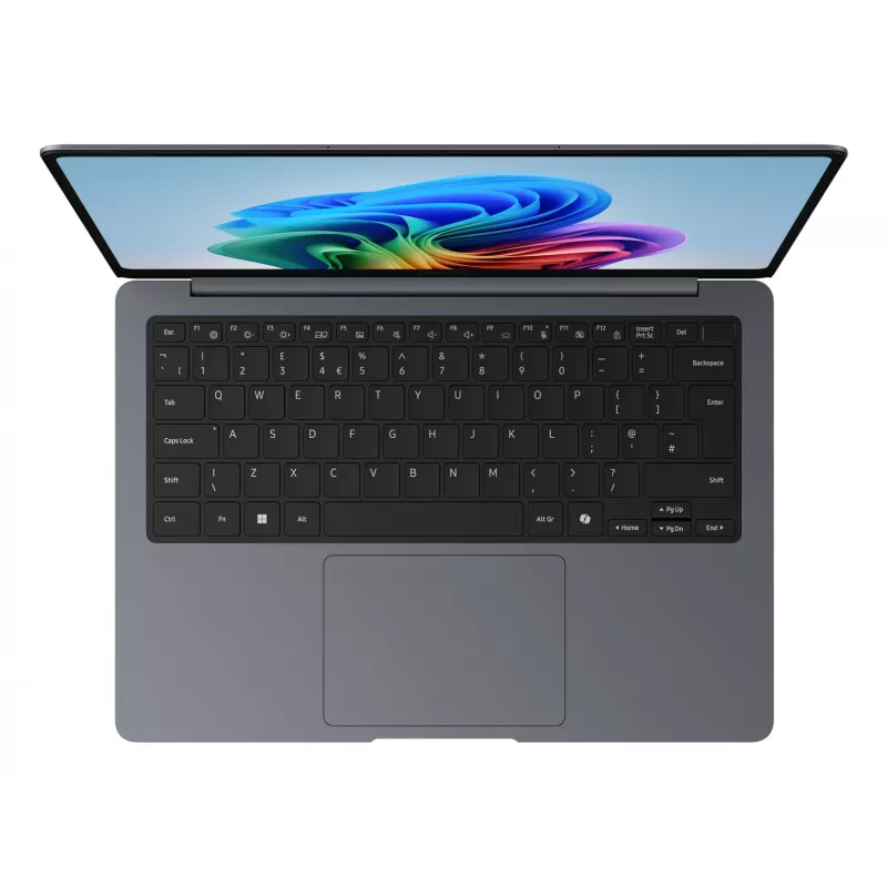 Samsung Galaxy Book6 Pro Copilot+ PC Intel Core Ultra 7 356H nešiojamas kompiuteris 35,6 cm (14 colių) jutiklinis ekranas WQXGA+ 32 GB LPDDR5x-SDRAM 1 TB SSD Wi-Fi 7 (802.11be) Windows 11 Pro pilka