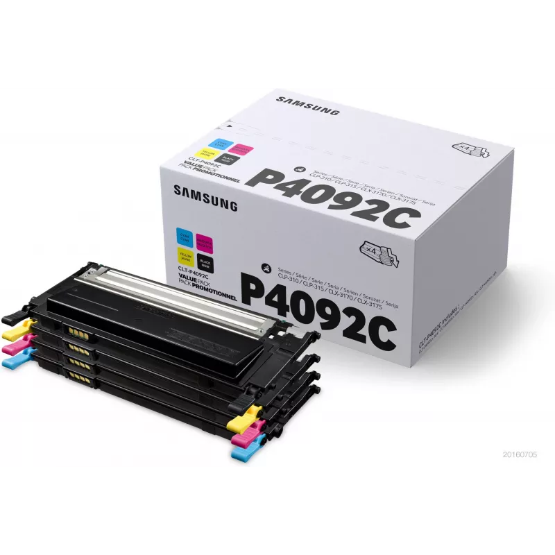 Samsung CLT-P4092C 4 vnt. komplektas juoda/ciano/magenta/geltona tonerio kasetės