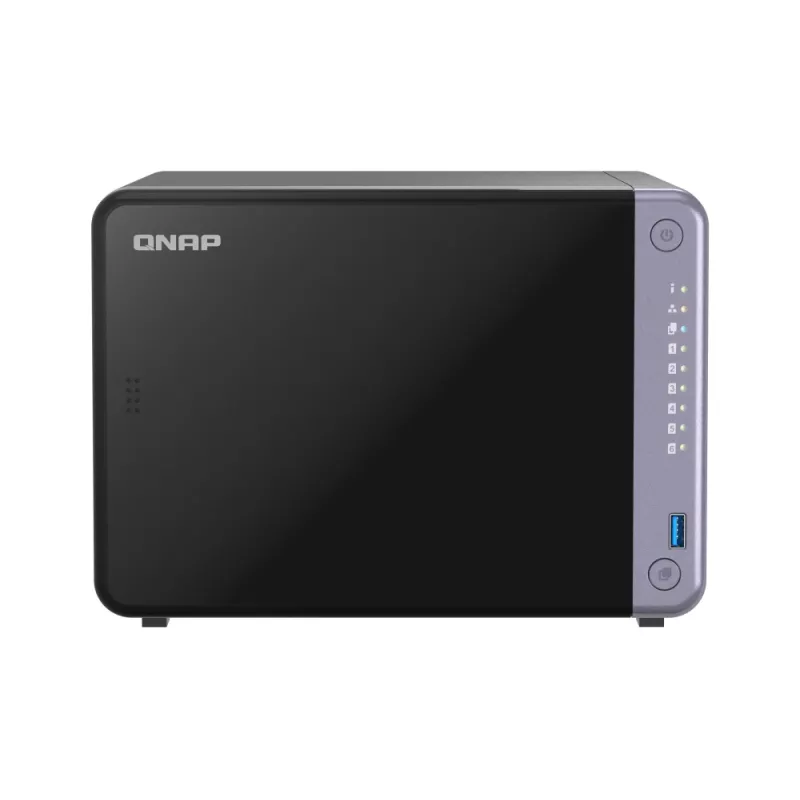 QNAP TS-632X-4G NAS/serveris bokštinis Alpine AL-524 4 GB DDR4 QNAP QTS Juoda